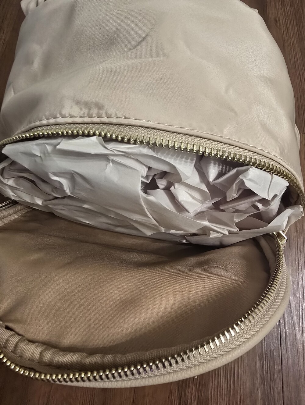 NWT! Madden NYC Beige Womens Dome Core Backpack Purse NEW - Picture 9 of 11